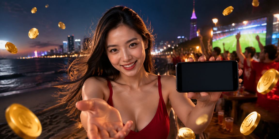 Cảnh biển và hình ảnh chơi game có trách nhiệm tại xsmb247me
